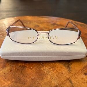 Vintage Versace Pink Glasses Frames Elegant Accessories